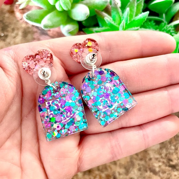 Lisa Frank Penguin Acrylic Earrings - Picture 5 of 5